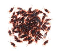 Yardwe 100 Pièces De Faux Cafards en Plastique Cafards Réalistes Insectes en Plastique Insectes d'halloween Farces Jouets Fantaisie pour Fête d'halloween Décorations du Jour du