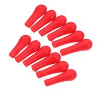 Yardwe 100 pièces Lot de Embouts Pipette Latex Rouge Ampoules Compte-Gouttes Réutilisables pour Laboratoire Remplacement Précis pour Enseignement Scientifique et Projets Éducatifs