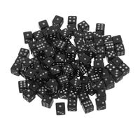 Yardwe 100 Pièces Mini Dice Set Tiny Plastic Dice for Board Games Crafting Math Learning and Party Use