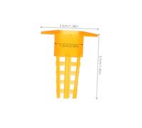 Yardwe 100 pièces Protections Plastique pour Cage à Reine Abeilles Accessoires Apiculture Durables et Légers pour Élevage Sécurisé des Reines