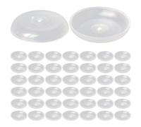 Yardwe 100pièces Disques De pour Bougies De Disques Transparent pour Église Les Gouttes De Cire pour Cérémonies Prières Et Événements Spéciaux