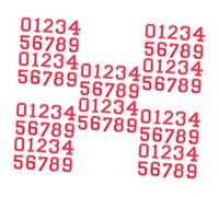 Yardwe 10ensembles Autocollants Numériques Autocollants Auto-adhésifs Pour Vêtements Pour Personnaliser T-shirts Vestes Et Accessoires