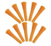 Yardwe 10pièces Doigts De Plumage pour Volaille Accessoires De Plumeuse Gel De Cowhells pour Élimination des Poils De Poulet Canard Et Oie Outil Pratique pour Ferme Et Élevage