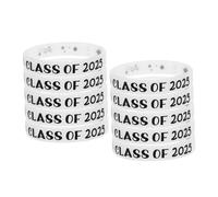 Yardwe 10pièces Lot De Bracelets Phosphorescents Silicone Pour Remise De Diplômes Bracelets Lumineux Pour Événements Et Célébrations