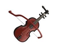 Yardwe 10pièces Lot de Pendentifs De Noël Forme De Violon Décorations Suspendues DIY pour Maison Sapin
