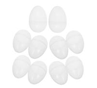 Yardwe 10pièces Lot De Œufs Transparents Vides Pour Décoration De Pâques Boîtes à Bonbons Plastique Coquilles Œufs à Remplir Pour Paniers Et Activités
