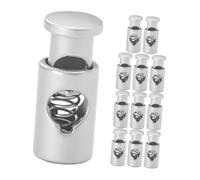 Yardwe 12 Pièces Boucles de Fixation Multi pour Brochettes Clips Antidérapants Résistants Chaleur pour Barbecue Accessoires Pratiques pour Grillades