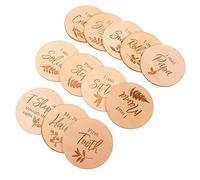 Yardwe 12 Pièces Cartes de Mésure Mensuelle pour Cartes Élégantes pour Capturer de Accessoires de Photographie pour Premiers