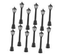Yardwe 12 Pièces Mini Lampadaires Modèles de Rue Miniature pour Décoration de Paysage Éclairage DIY pour Maison et Accessoires de Modélisme