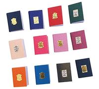 Yardwe 12 Pièces Miniature Classiques Colorés pour Maison de Poupée de Accessoires Décoratifs pour Créer Une Atmosphère Vintage Votre Décor de Maison Miniature