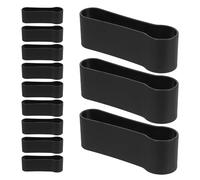 Yardwe 12 Pièces Plastic Buckles Cane Holder Clips for Walking Poles Lightweight Flexible Trekking Pole Clamps for Home and Outdoor Use Anti-Slip Walking Stick Accessories