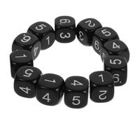 Yardwe 12 Pièces Set de Dés Numériques Plastique pour Enseignement des Mathématiques Outil Pédagogique pour Addition Soustraction Multiplication et Division pour Activités Classe