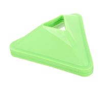 Yardwe 12 Pièces Triangle d'entraînement Mini cônes de Football cônes de Football avec numéro Cone Sport Accessoire de Football Sports de cônes Obstacle Routier pour Le Football PE Green