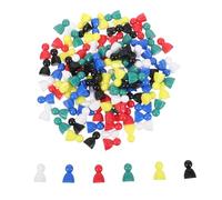 Yardwe 120 Pièces Transparent Snowman Chess Pawns Solid Plastic Board Game Pieces for Classroom Sorting Family Games and Educational Play