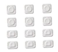 Yardwe 12pièces Cache-prises De Sécurité Pour Garçon Fille Et Protège-fiches Lot Pour Usage Quotidien Sans Risque Électrique