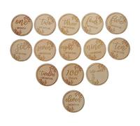 Yardwe 12pièces Cartes De Croissance Mensuelle Pour Garçon Fille Pour Photos Commémoratives