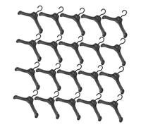 Yardwe 150pièces Cintres Miniatures pour Vêtements De Poupée Accessoires pour Maison De Poupée Organisation De Placards Jeux De Rôle Robes