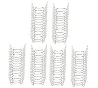 Yardwe 150pièces Clous Inoxydable Forme De w pour Fixation De Jardins Et Tentes Extérieur Piquets De Fixation pour Aménagement Paysager