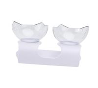 Yardwe 1ensemble Bol Anti-dérapant pour Chats Bol à Eau Nourriture Transparent avec Design Animaux Pratique Et Facile à Nettoyer pour Nourrir Vos Animaux à Domicile