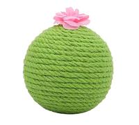 Yardwe 1ensemble Boule à Gratter pour Chat avec Boule De Menthe Intégrée Jouet Interactif pour Chat Et Chaton Stimule Attention Et Activité Réduit Les Dégâts Meubles Vert