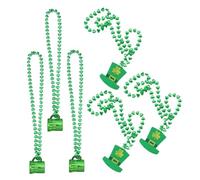 Yardwe 1Ensemble Collier Pendentif De Fête De Saint Patrick Pour Charms Traditionnels Accessoires De Fête Irlandais Colorés Et Exquis