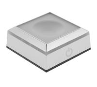 Yardwe 1ensemble Lampe de Nuit Pyramide Créative Cristal Lampe de Table Décorative pour Chambre Ornement Lumineux Plastique et Cristal