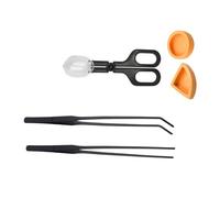 Yardwe 1ensemble Set De Pinces Alimentaires pour Reptiles De Accessoires pour Nourrir Tortues Et Lézards avec Coupelles De Nourriture Et Clips De Prise De Nourriture