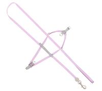 Yardwe 1Ensemble Small Dog Harness and Leash Set Adjustable Lightweight Puppy Walking Gear with Dual Ring