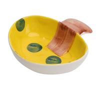 Yardwe 1pièce Ecuelle Céramique Forme De Champignon pour Animaux De Compagnie Bol pour Eau Et Nourriture pour Chats Et Chiens Design Anti-Renversement Facile à Nettoyer