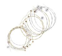 Yardwe 2 Ensembles Cordes pour Lyre à Dix Cordes en Acier avec Tonalité Pure, Compatibilité, Pratique Rassemblements Musicaux