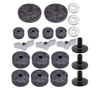 Yardwe 2 Ensembles Lot de Feutre pour Cymbale Batterie, Support et Amorti, | Bruit, Antidérapant, Compatibilité Large, pour Snare et Hi Hat Stands, Home Studios