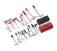 Yardwe 2 Ensembles Miniature Dollhouse Tools Compact Repair Kit Portable Mini Hammer Pliers Screwdriver Wrench for Doll House Crafting and Decoration