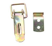 Yardwe 2 ensembles Serrure de porte de wagon A16 pour porte de voiture et automobile SPCC, surface lisse, sécurité supplémentaire pour coffre utilitaire, 2 sets