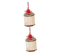 Yardwe 2 Pcs Cage Portable Cage Extérieur Jouet Cage À Oiseaux Cage De Cricket Conteneur D'Élevage De Grillons Cage D'Élevage De Grillons Cage À Cage À Libellules Cages Cage De