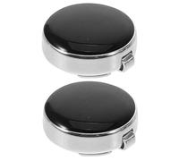 Yardwe 2 pièces Boutons de Manchette et Boutons de Chemise Cuivre pour Homme Ensemble Élégant Noir pour Costume Formel Accessoires Durables pour Mariages et Occasions Spéciales
