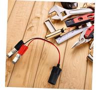 Yardwe 2 pièces Câble de Rallonge pour Pince de Batterie Voiture Connexion Robuste et Haute Conductivité Extension Allume-cigare Installation Facile et Fiable