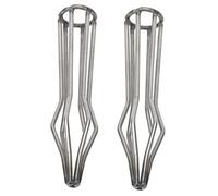 Yardwe 2 Pièces Canard Rôti Accessoires De Prise En Acier Accessoires De Poulet Accessoires De Canard Grille De Torréfaction En Métal Support De Poulet Grille De Poulet Rôti Canard Laqué