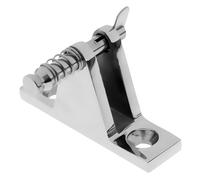 Yardwe 2 Pièces Charnière Acier Inoxydable pour Auvent de Bateau Accessoire pour Canoë Kayak et Embarcations Marines Facile avec Vis Incluses Finition Miroir Compatible avec Trolley