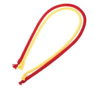 Yardwe 2 Pièces Corde Magique Flexible et Rigide pour Tours de Magicien Accessoire Léger pour Scène Jeu de Cordes Rouge et Jaune Facile à Manipuler pour Garçon Fille et Spectacles