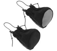 Yardwe 2 Pièces Diffuseur et Prévient les Frisottis en Toile pour Cheveux Bouclés et Ondulés, Portable et Polyvalent, Élimine les Marques de Serviette pour Coiffure et Voyage