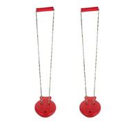 Yardwe 2 Pièces ’équilibre Garçon et Filles de Poisson, Échasses Rouges | Plastique Antidérapant, Usage Maternelle et Extérieur, Portable, Aide au Jeu Actif la Coordination