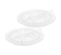 Yardwe 2 Pièces Filtre en Nylon Crépine D'aquarium Vide Ventouses pour Aquarium Filtres Boîte Bouteilles Décorations D'aquarium Entonnoir Réservoirs Siphon Système Boire Plastique Blanche