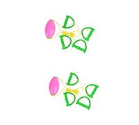 Yardwe 2 pièces Garçon Fille Balle Jumbo Pull Ball Plastique Écologique pour Jeu Intérieur et Extérieur Relation Familiale Renforcée Couleur Aléatoire Couleur Aléatoire