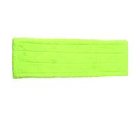 Yardwe 2 pièces Housses Serpillière Microfibre Verte Lot de Recharge Tête de Mop pour Nettoyage Sols Durs Lavables et Faciles à Fixer Accessoires pour Maison et Professionnels