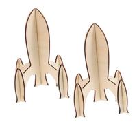 Yardwe 2 Pièces Jeu Éducatif pour Puzzles Bois de DIY à Assembler pour Projet Familial
