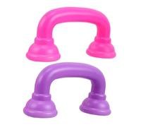 Yardwe 2 pièces Jouets Téléphone Simulant pour Garçon Fille Lot de Écouteurs Chuchoteurs Rose pour la Prononciation Classe