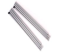 Yardwe 2 pièces Kit Poteaux de Tente Robuste Arceaux Télescopiques pour Camping Randonnée Supports de Bâche Extérieur Faciles à Fixer Au Sol
