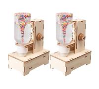 Yardwe 2 Pièces Kit STEM pour Garçon Fille Simulateur de Tornade DIY Éducatif Apprentissage Météo Expérience Pratique Physique pour École Primaire 2pcs