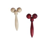 Yardwe 2 pièces Massage Roller Y-shape Manuel Pin Outil Multifonction pour Auto-massage Corps Améliore Circulation Sanguine et Soulage Douleurs Lot de Blanc Rouge