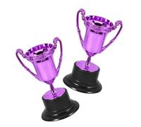 Yardwe 2 pièces Mini Trophées de Récompense pour Étudiants Décoration de Trophée Vrac Design Créatif Installation Facile pour Compétitions et Fêtes